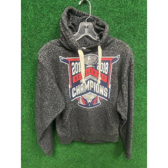 2017 Washington Capitals Stanley Cup Champs Gray Hoodie Sweatshirt Sz Small - Picture 1 of 8